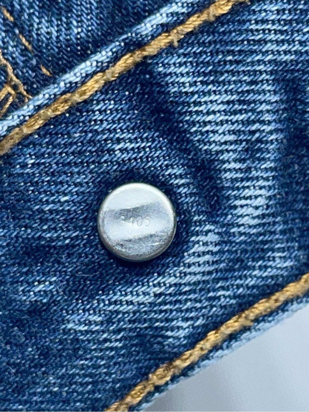 Levi’s 505 Jeans Mens 36x30 Blue Denim Custom Bead - Picture 10 of 16
